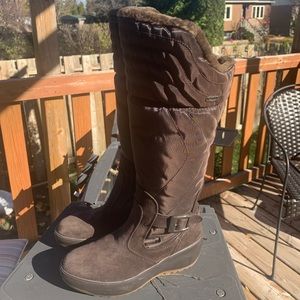 Pajard nylon brown boots